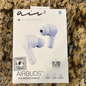 New in box Airbuds Air 2 True Wireless Earbuds